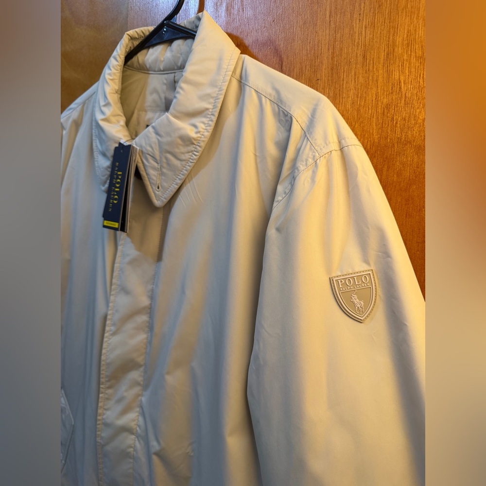 Ralph Lauren Men's Cream Raincoat - Picture 2 of 7